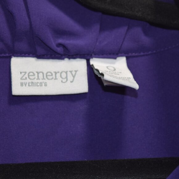 Zenergy Chicos Purple Half Zip Collared Dress - Picture 4 of 9